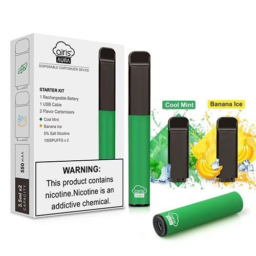 Airis Aura starter kit - Cool Mint/Banana Ice