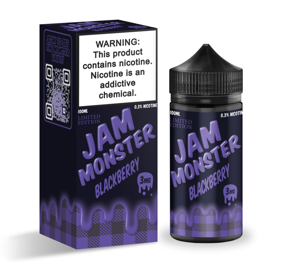 Jam Monster - Blackberry Jam 100ml (3mg)