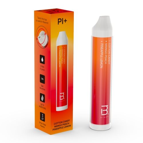 BMOR PI+ 4000 - (3 в 1) Cotton Candy/ Mango Peach/ Pineapple