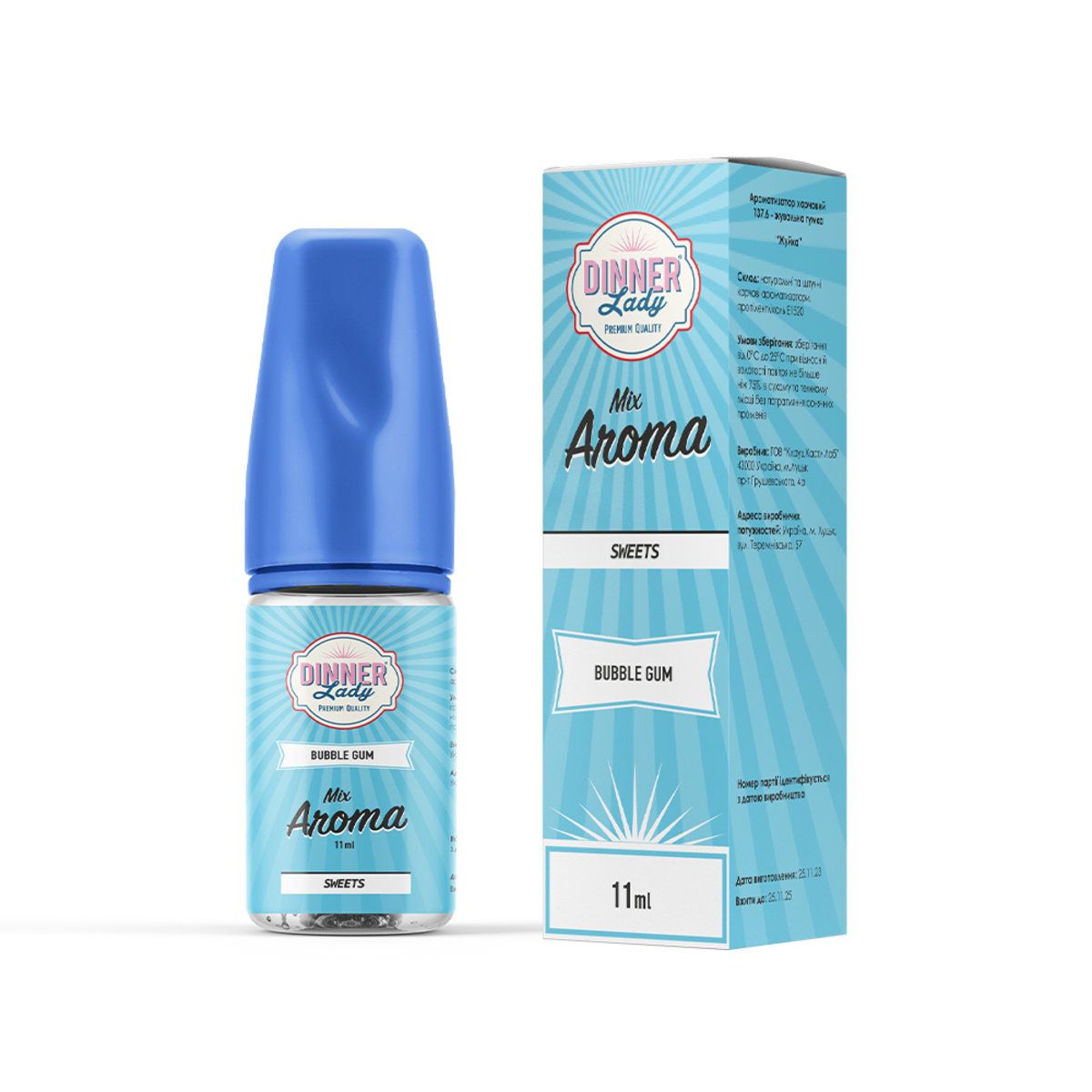 SALT Dinner Lady (набор) - Bubble Gum 30ml (50mg)