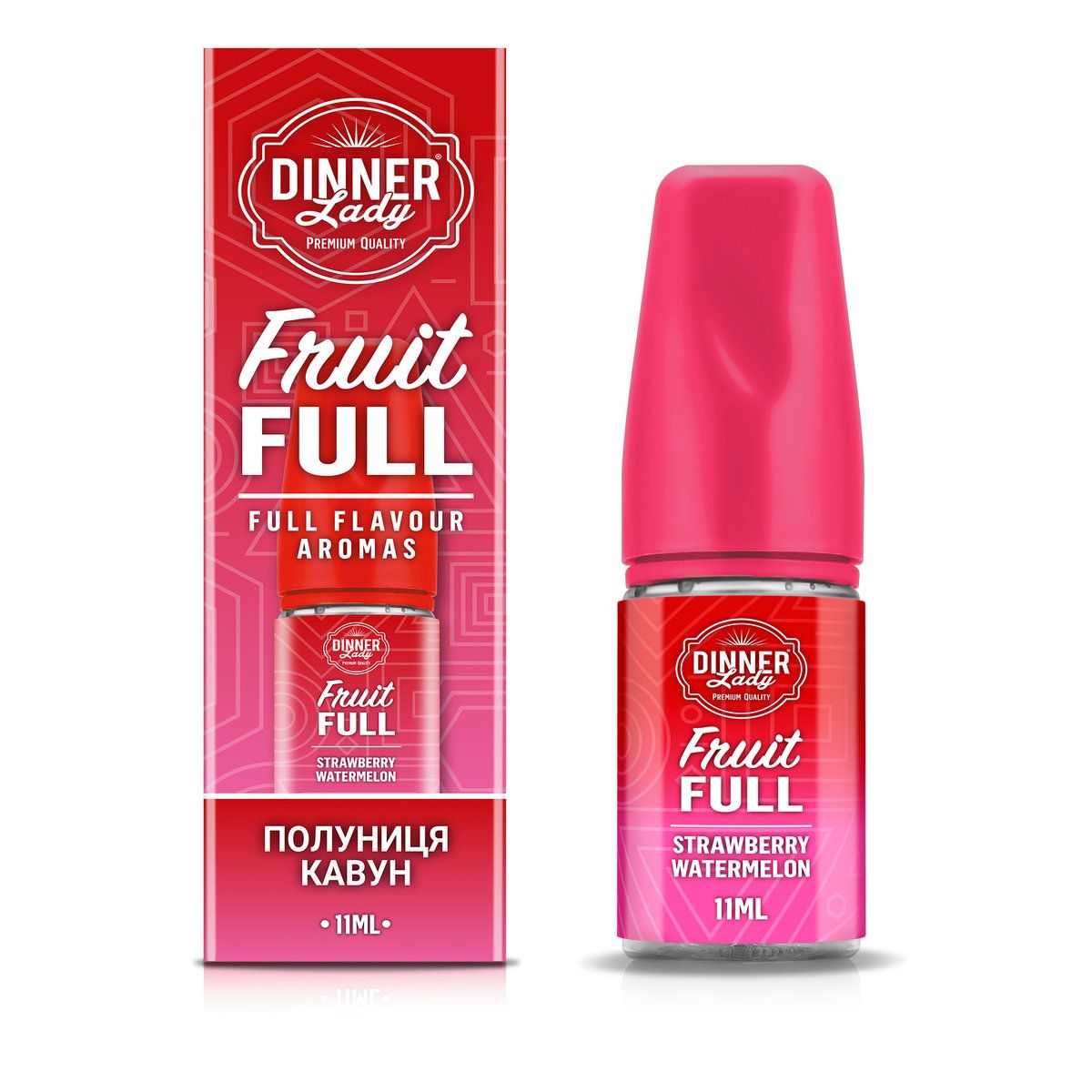 SALT Dinner Lady FRUITFULL (набір) - Strawberry Watermelon 30ml (50mg)