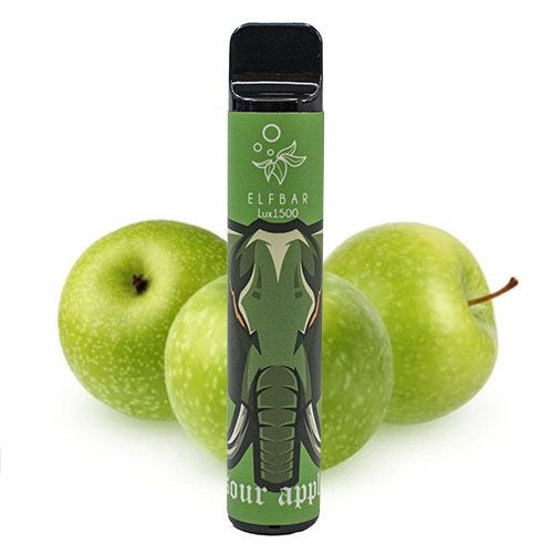 Elf Bar 1500 - Sour Apple 50 mg