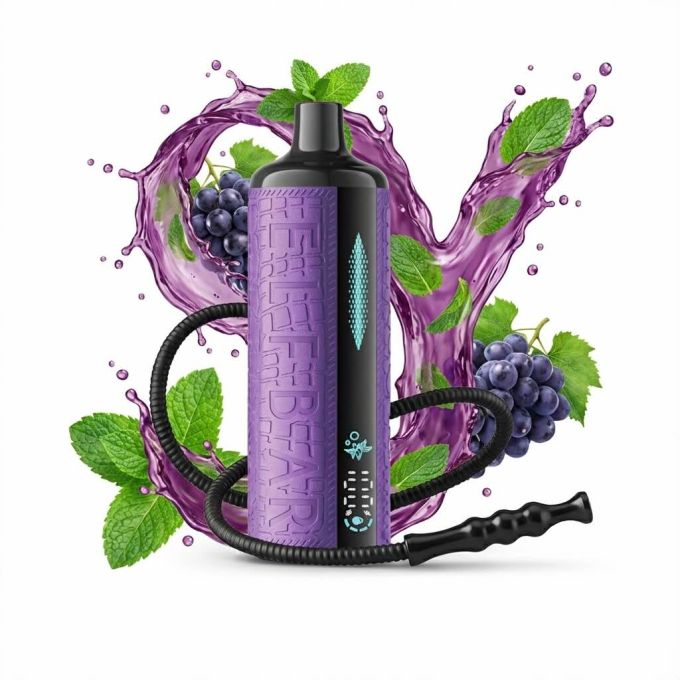 Elf Bar E Shisha 12000 - Grape Mint 5%