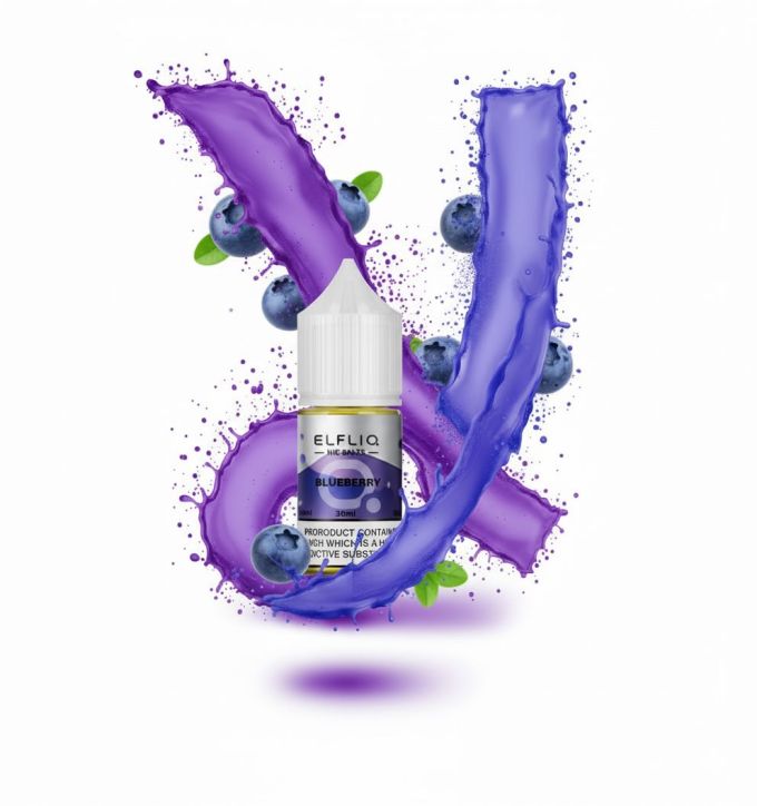 ELFLIQ Elf Bar Salt - Blueberry 30ml (50mg)