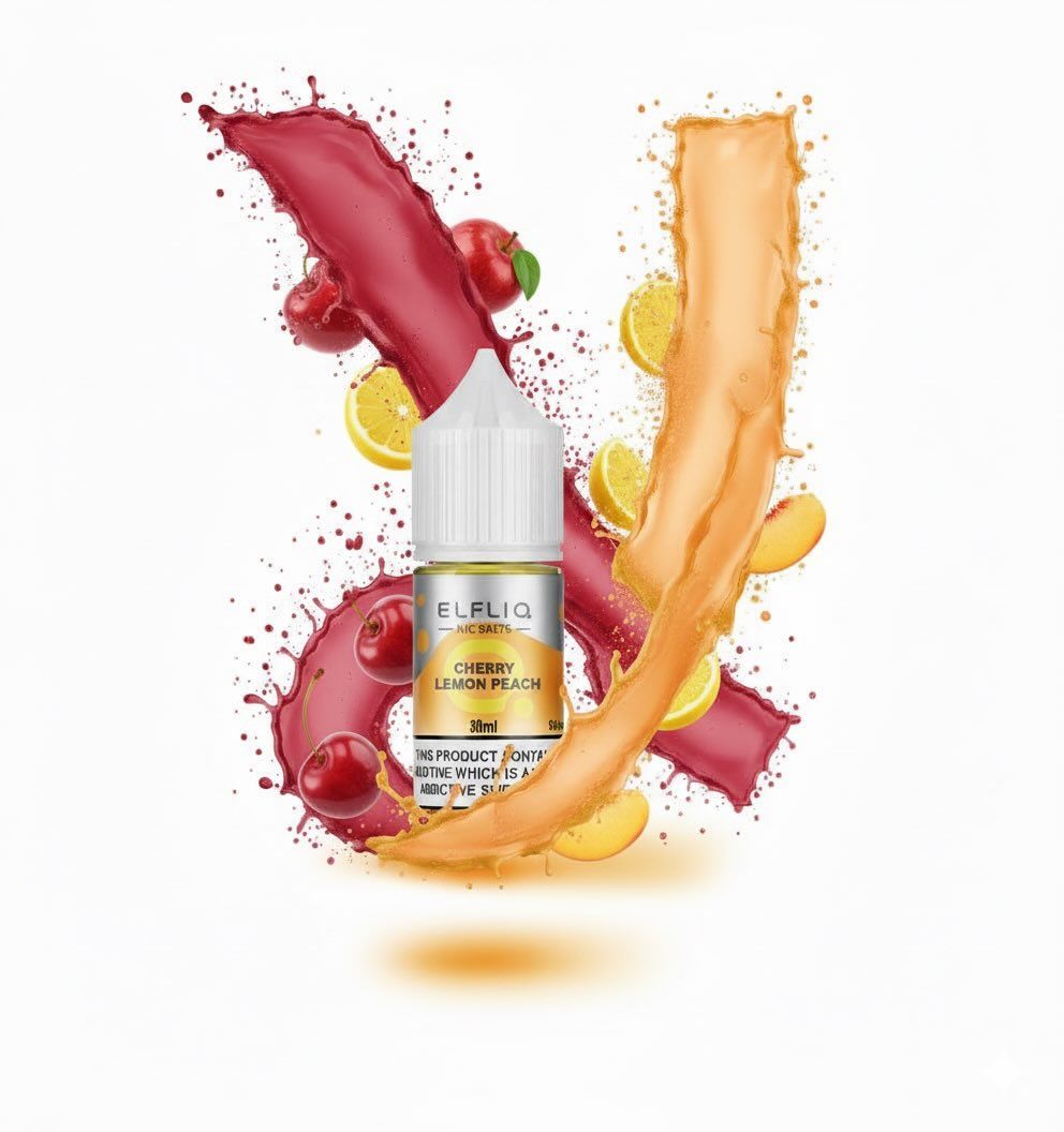 ELFLIQ Elf Bar Salt - Cherry Lemon Peach 30ml (50mg)