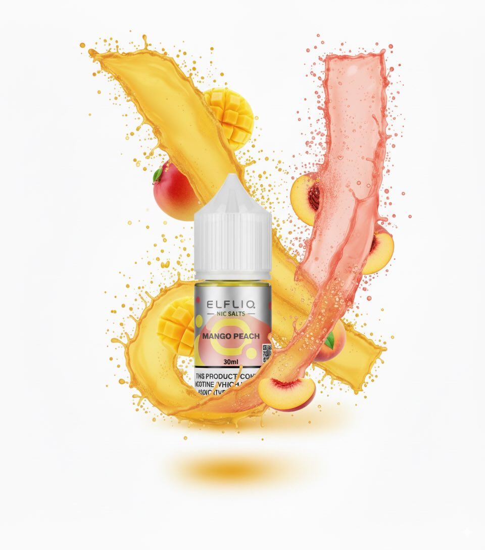 ELFLIQ Elf Bar Salt - Mango Peach 30ml (50mg)