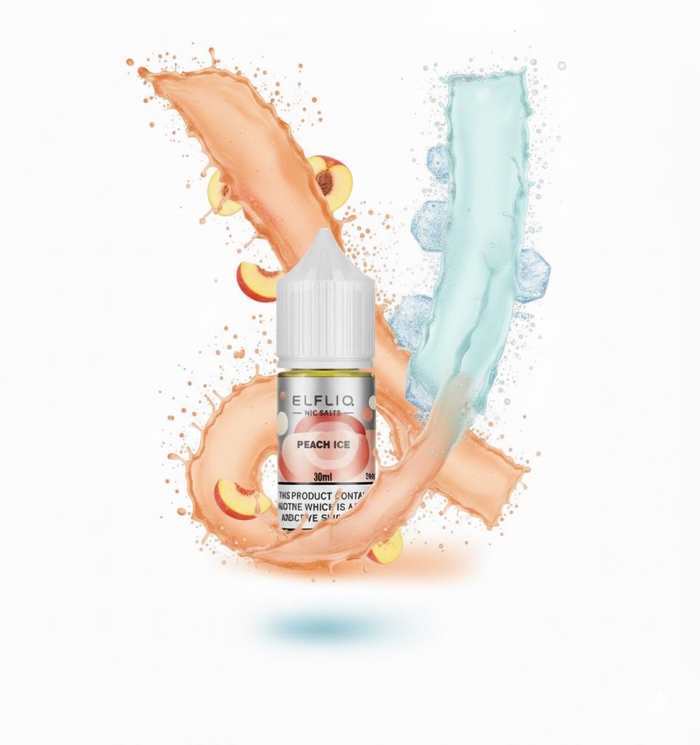 ELFLIQ Elf Bar Salt - Peach ice 30ml (50mg)