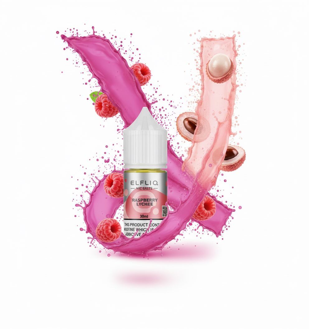 ELFLIQ Elf Bar Salt - Raspberry Lychee 30ml (50mg)