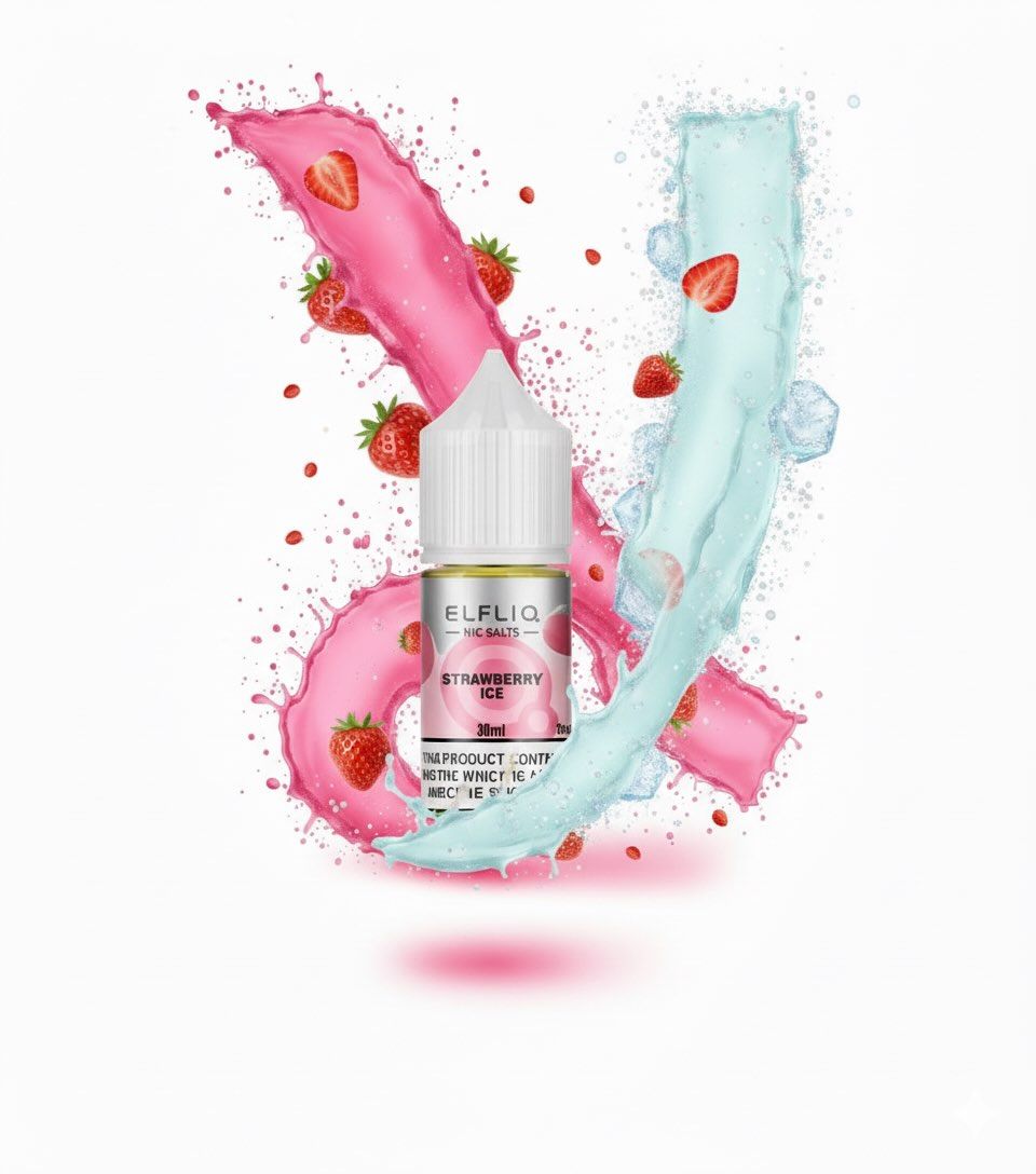 ELFLIQ Elf Bar Salt - Strawberry ice 30ml (50mg)