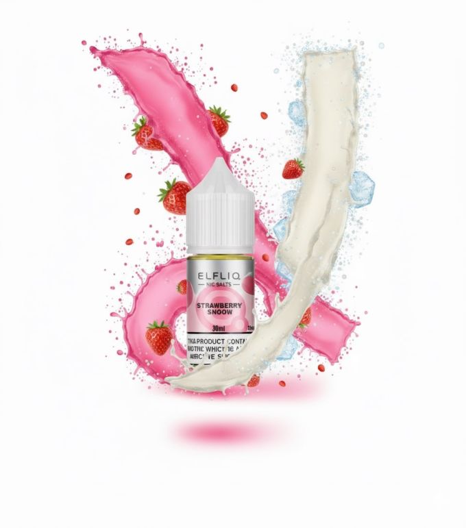 ELFLIQ Elf Bar Salt - Strawberry snoow 30ml (50mg)