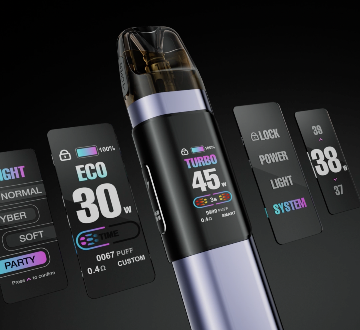 Elf Bar ELFX PRO 1200mAh POD - silver