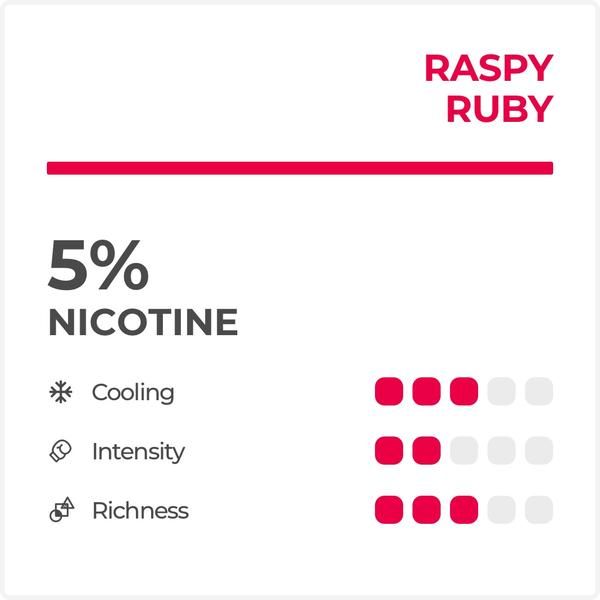 Картридж RELX Pod - Raspy Ruby (холодная малина) 5% (2шт)
