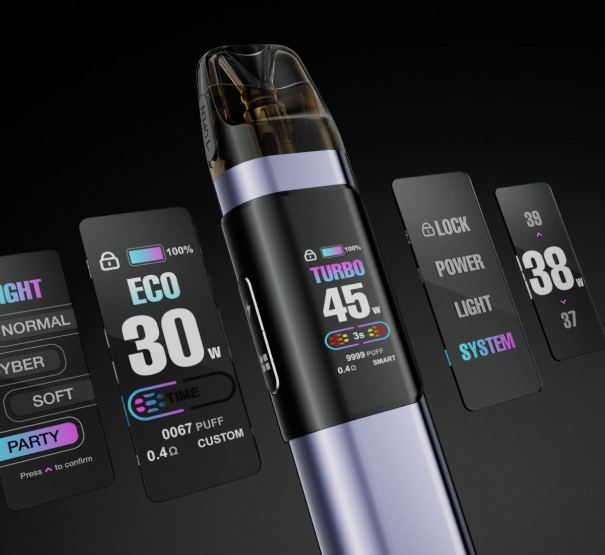 Elf Bar ELFX PRO 1200mAh POD - silver
