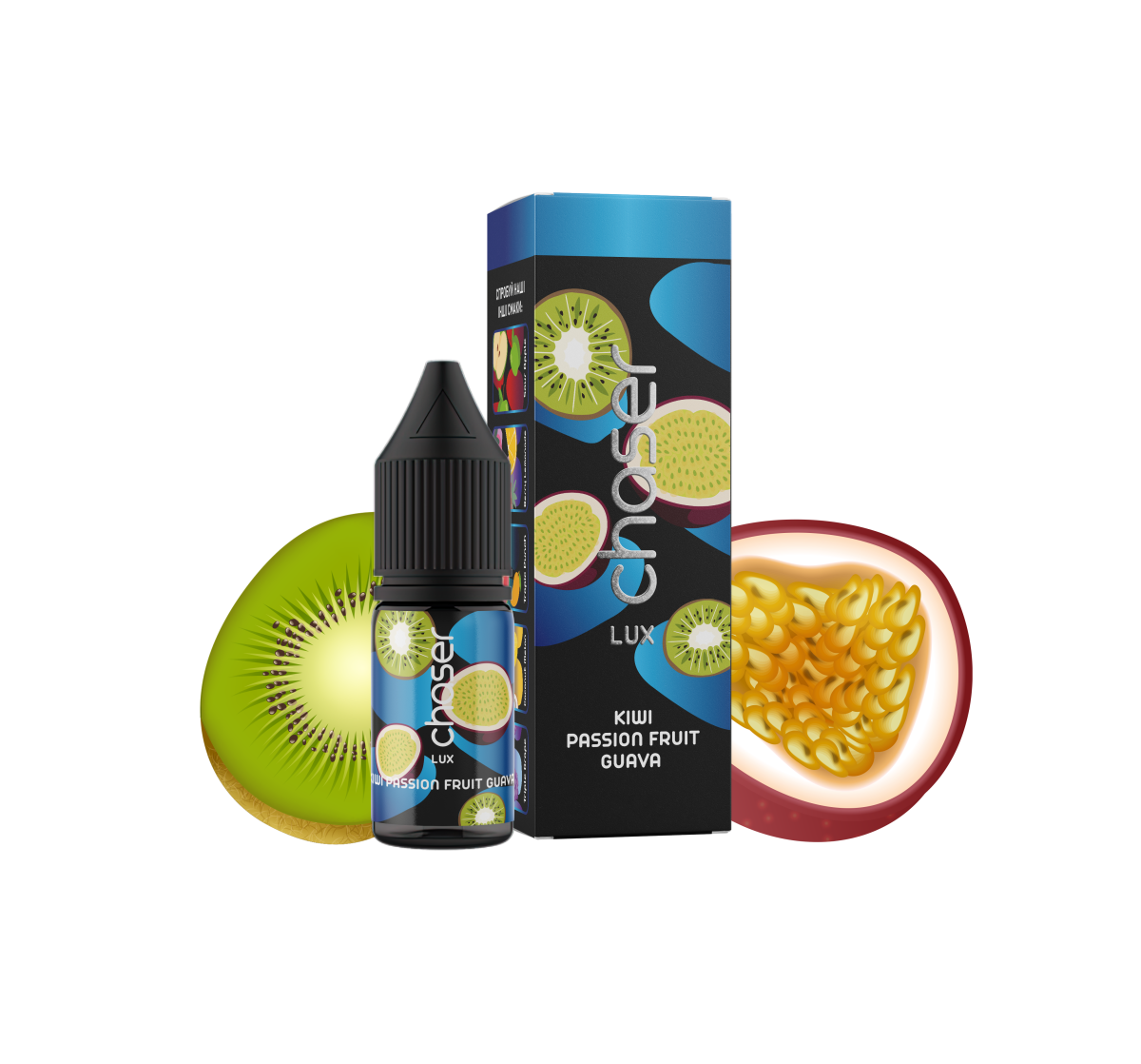 SALT Chaser LUX - Kiwi Passion Fruit Guava 11ml (30mg)
