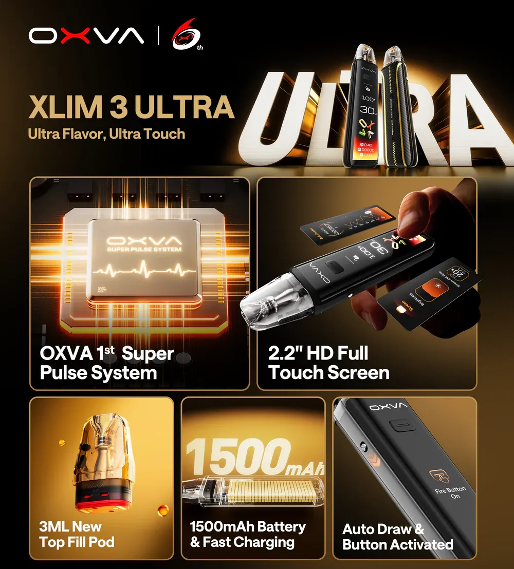 OXVA Xlim 3 Ultra Pod Kit - Metal Gray