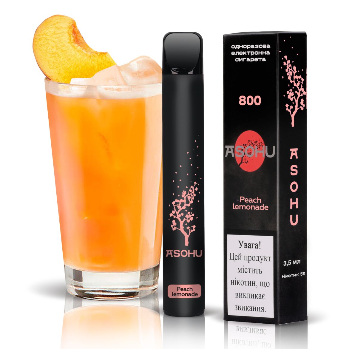 ASOHU 800 - Peach Lemonade 5%