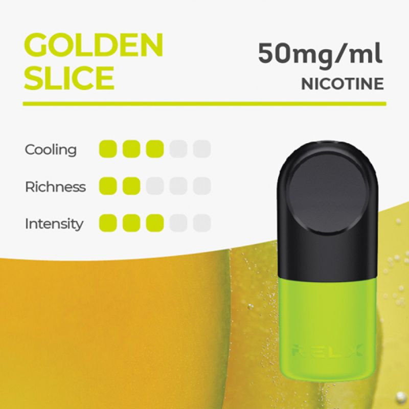 Картридж RELX Pod - Golden Bubch (банан) 5% (2шт)