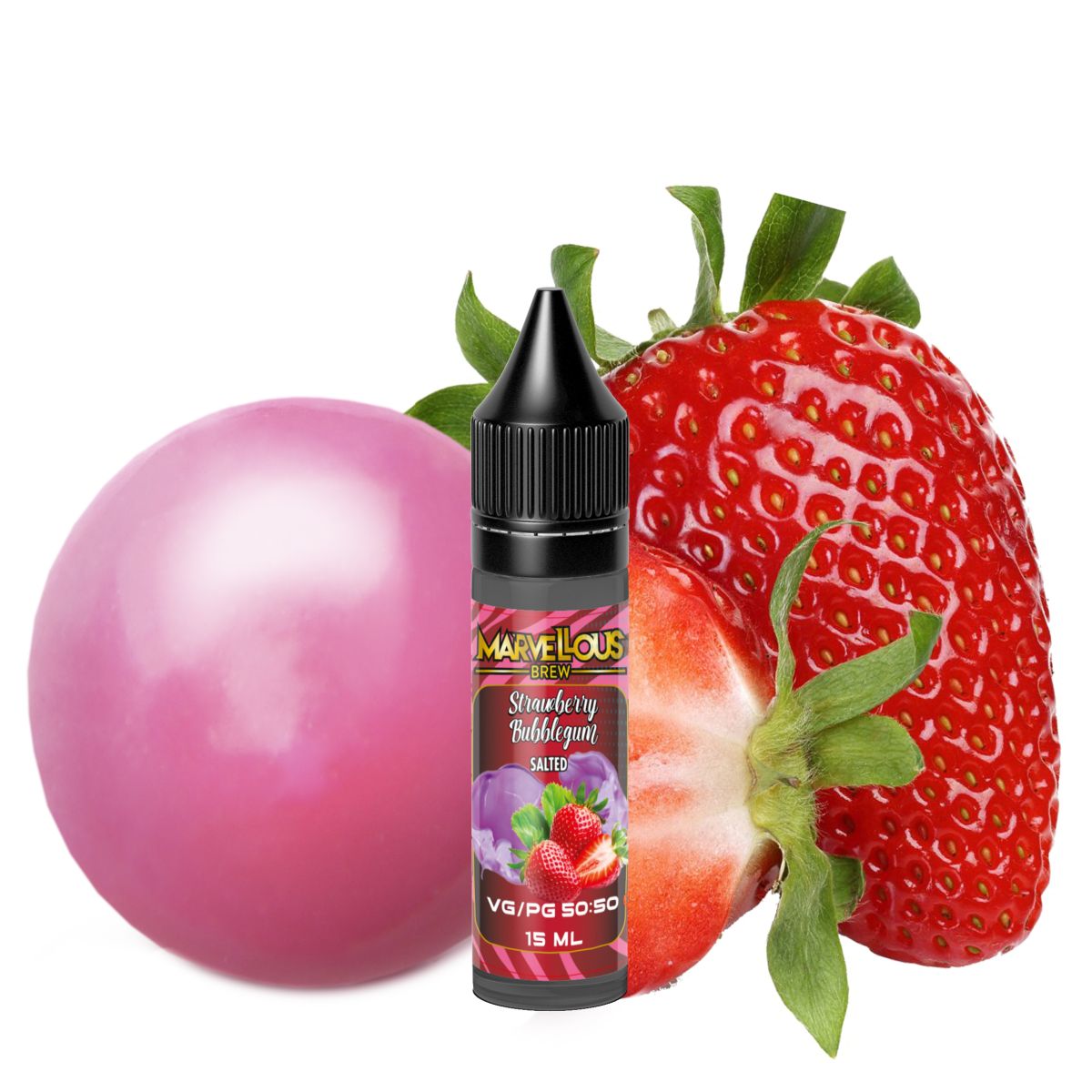 SALT Marvelous Brew - Strawberry bubblegum 15ml (50mg)