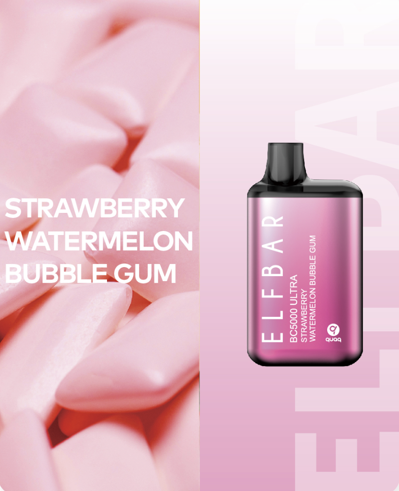 Elf Bar BC5000 Ultra - Strawberry watermelon bubble gum 5%