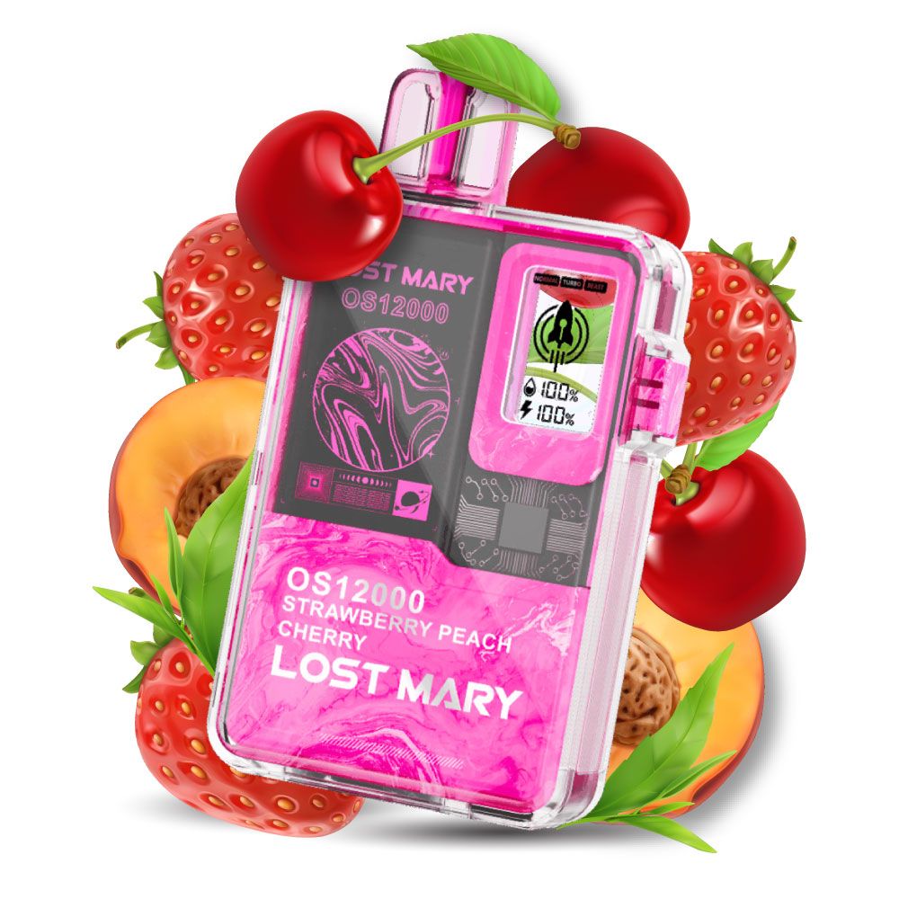 Lost Mary OS 12000 - Strawberry Peach Cherry 5%