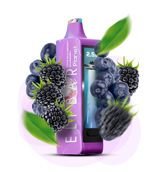 Elf Bar Planet 25000 - Sour Blackberry Blueberry 5%