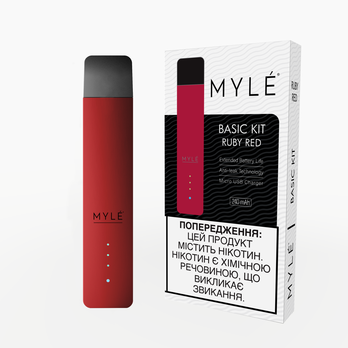 (UA) Magnetic MYLE Pod Basic - Красный