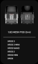 Картридж Vaporesso XROS series 1.2 Ohm Mesh