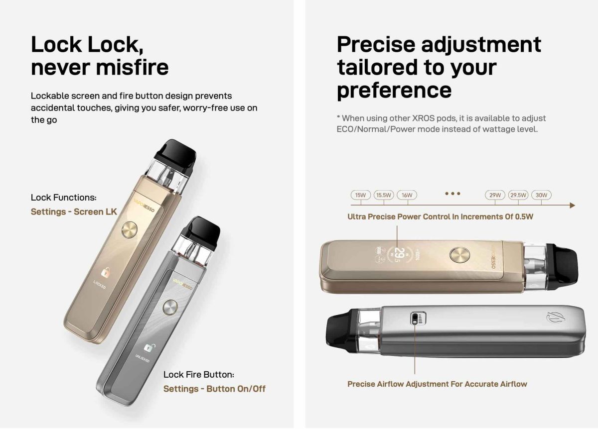Vaporesso XROS PRO 2 Pod Kit - Glittering Gold